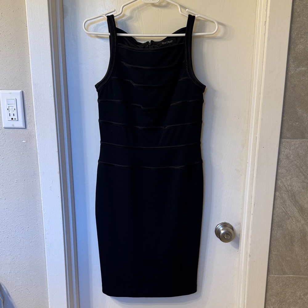 White House Black Market Black Mini Dress